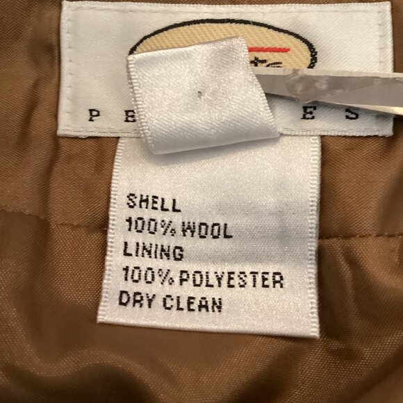 Talbots Womens Skirt Size 4 Vintage Wool Brown Petite A-Line Midi Button Front‎ - Picture 10 of 10